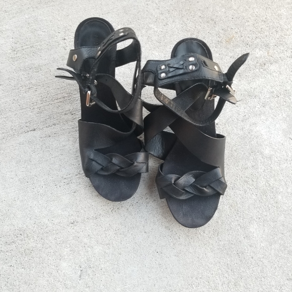 NINE WEST Rusty wedge sandal. Size 8M - Picture 1 of 7